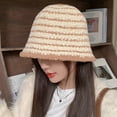 thumbnail image 2 of YooGuoGuo Fuzzy Bucket Hat for Women Knitted Winter Hats for Women Warm Skull Cap Fishing Hats Ski Cap Beret Beanies Fall Winter, 2 of 9