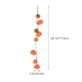 thumbnail image 2 of Yardwe Artificial Persimmon Decoration Orange Plastic and Silk for Home 1Pc, 2 of 8