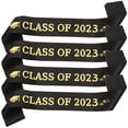 thumbnail image 1 of 4pcs Graduates Sashes Graduation Sash Party Accessories Class of 2023 Shoulder Belts, 1 of 8