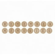 Kaisercraft Wooden Letters-Memories Words: Remember, Memories