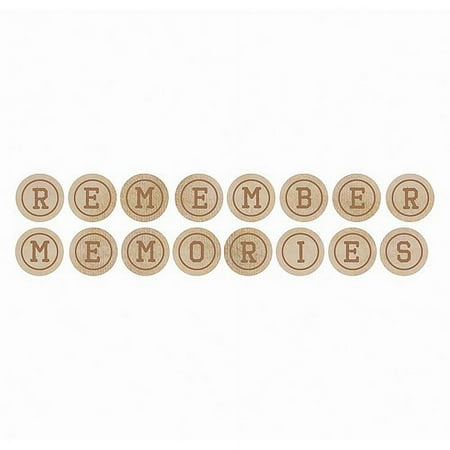 Kaisercraft Wooden Letters-Memories Words: Remember, Memories