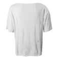 thumbnail image 4 of Tshirts Shirts for Men Ripped Distressed Hollow Out Breathable Pullover Tops Crew Neck Short Sleeve Lightweight Shirts for Men White XXL, 4 of 4