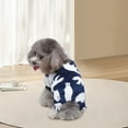 thumbnail image 2 of Dog Pajamas Winter Warm Onesies Jumpsuit 6 Leg Dog Clothes with Cute Polar Bear Pattern for Small Dog Cat Halloween Christmas, 2 of 5