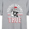 thumbnail image 3 of The Nightmare Before Christmas - Holiday Screams Come True - Juniors Ideal Flowy Muscle T-Shirt, 3 of 5