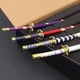 thumbnail image 4 of Ein Stck Waffe Roronoa Zoro Yama Spiel Schlssel Bund Waffe Modell Katana Samurai Schwerter Schmetter, 4 of 5