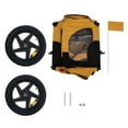 thumbnail image 6 of Pet Bike Trailer Dog Cart for Small & Medium Pets – Easy Folding Frame, Quick Release Wheels, Non-Slip Floor & Internal Leash, 6 of 8