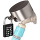 thumbnail image 1 of Outdoor Faucet Locks, Stainless Steel Faucet Protection Cover, Durable Hose Protective Lock With Combination Lock To Prevent Vandalism Banmo, 1 of 5