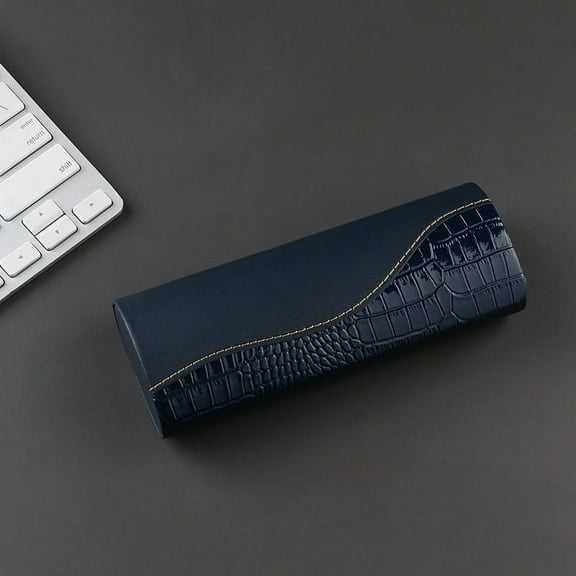 Hard Shell Eyeglasses Case Lightweight Portable Case for Women,Men(Blue)