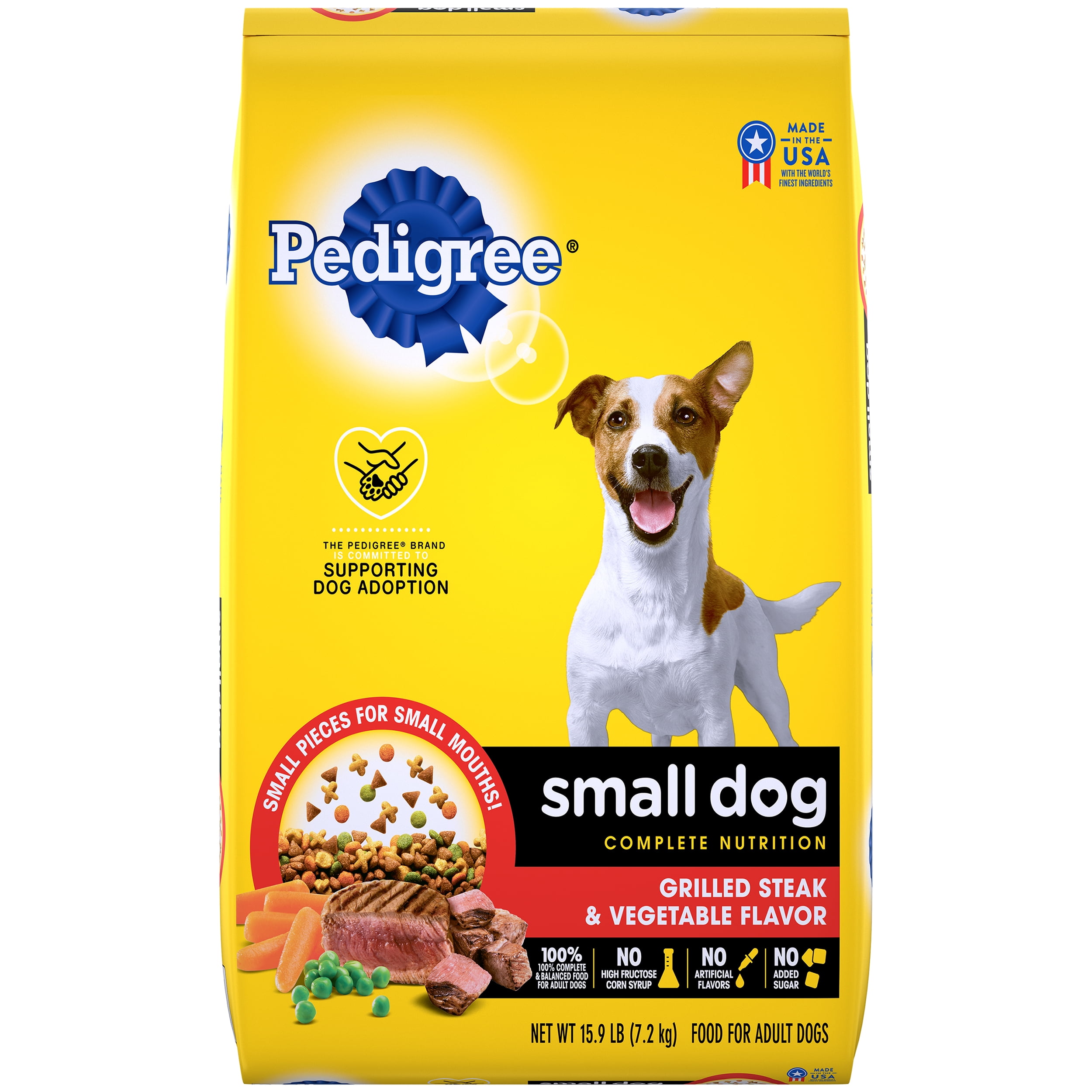 Pedigree Small Breed Adult Dry Dog Food Chicken Size 3.5 lbs. 