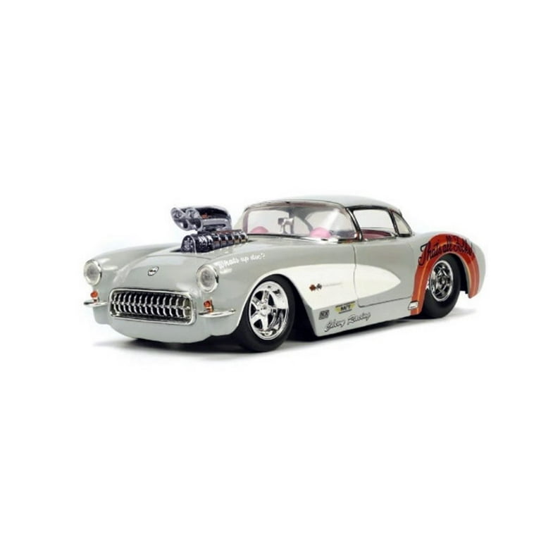 Jada Looney Tunes BUGS BUNNY & 1957 Chevrolet CORVETTE Car