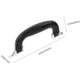 thumbnail image 2 of Black Plastic Luggage Handle for Travel Bag Replacement with Sleek Design 6.3 Inches, 2 of 8
