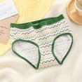 thumbnail image 6 of Lohuatrd Japanese Style Teenage Girls Panties Cute Bear Pattern Green Cotton Crotch Briefs Mid-rise Cartoon Student Underpants, 6 of 8