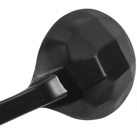 RENACLIPY Black Plastic Small Ladle with Handle for Kitchen Use, Ideal for Soups, Sauces, and Cooking