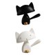 thumbnail image 1 of Escultura de gato de , de resina para mascotas, decoraciones decorativas para Gloria Figuras de gatos, 1 of 9