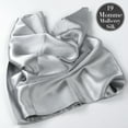 thumbnail image 2 of Ntbay 1 Pack 100% Mulberry Silk Queen Pillowcase with Hidden Zipper, Luxurious Both Side 19 Momme Pillow Case, 20" x 30", Silver Gray, 2 of 6