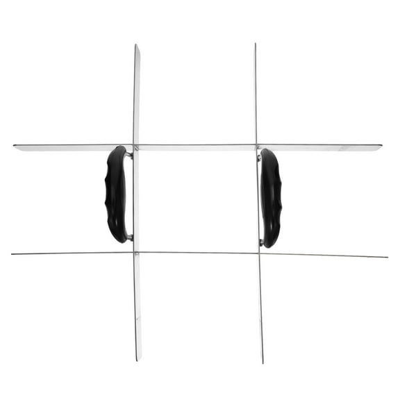RENACLIPY Stainless Steel Cake Divider for Perfect Even Slices, Baking Guide Tool for Brownies, Pies, and Dessert Cutting