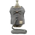 thumbnail image 1 of Pet Bowknot Harness+Leash Set for Small Dogs Penny Teddy Outdoor Clothing Color: gray Size:S, 1 of 8