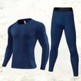 thumbnail image 4 of YunPes Boys Compression Set Long Sleeve Cool Dry Shirts & Stretchy Leggings Workout Gym Base Layer Athletic Clothing Set 2 Piece Outfits, 4 of 8