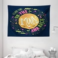 thumbnail image 1 of I Love You Tapestry, Cute Romance Shapes Hot Love Clouds Childish Inspirational Creative Friend Print, Wall Hanging for Bedroom Living Room Dorm Decor, 80W X 60L Inches, Multicolor, by Ambesonne, 1 of 2