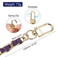 thumbnail image 2 of Uxcell Purse Chain Strap, 47" Adjustable Purse Straps Shoulder Replacement Strap Purple, 2 of 6