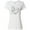 AA-White, variant on Inktastic Lung Cancer Awareness White Ribbon Around Heart Women's T-Shirt