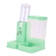 thumbnail image 1 of Botella de agua para hámster con recipiente para comida antigoteo para jerbos en casa verde, 1 of 9