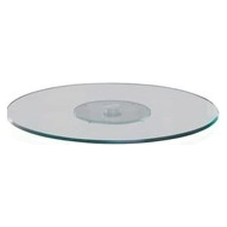 

CodYinFI 40 Round Glass Lazy Susan with Triple Beveled Edge Dining Turntable