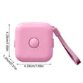 thumbnail image 4 of 1.5M/60Inch Retractable Tape Measure, 1.69X1.69X0.51" Square Measuring Tape for Body with Lanyard, Pocket Tape Ruler with Push Button, Portable Measuring Ruler, Cloth Sewing Measurement Tool, 4 of 5