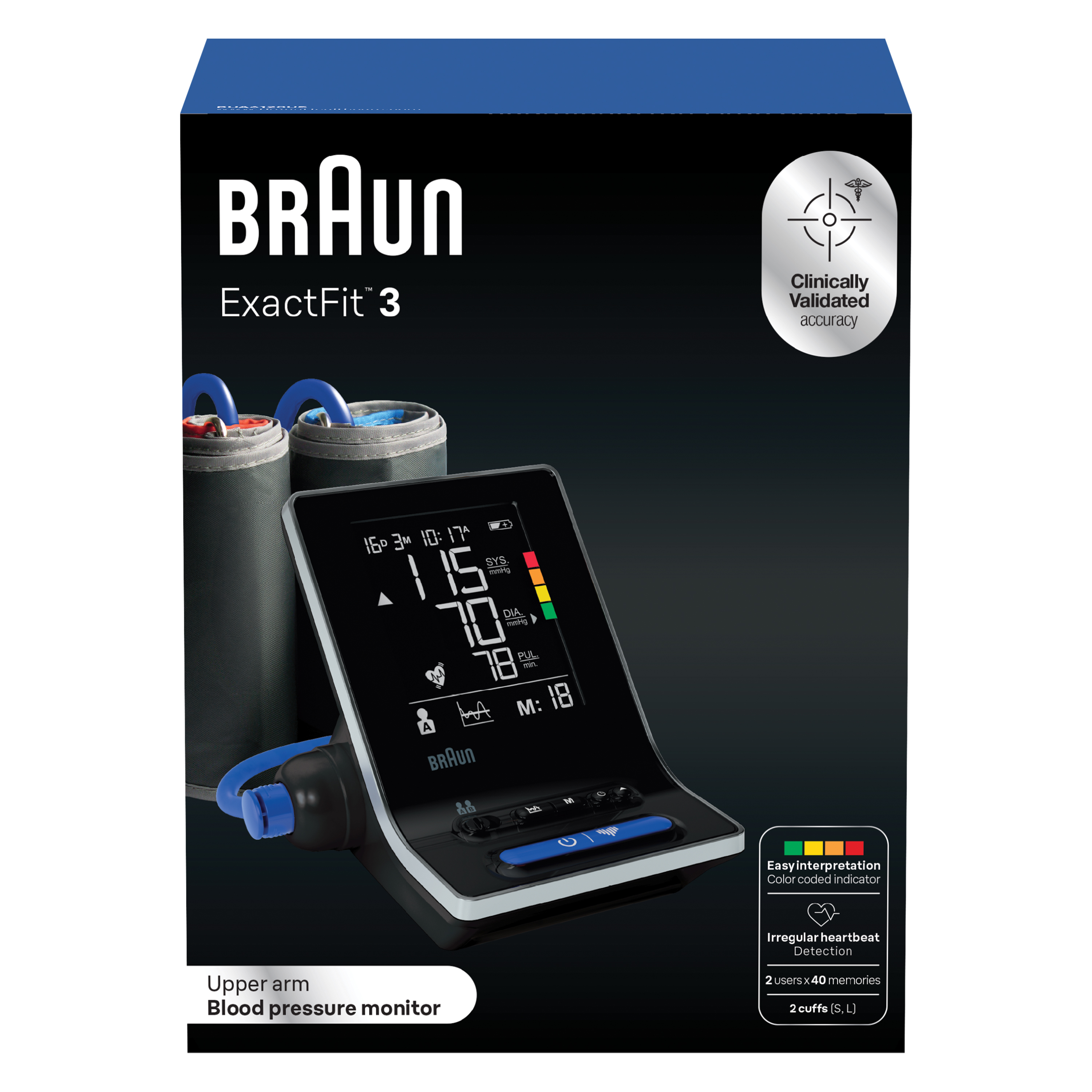 Braun ExactFit 3 Upper Arm Blood Pressure Monitor photo 8