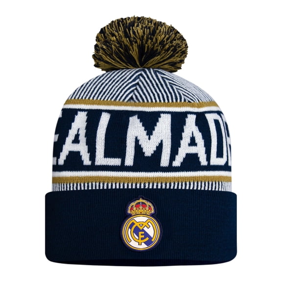 Icon Sports Officially Licensed Real Madrid CF Beanie - Unisex Adult - RM88BN Navy