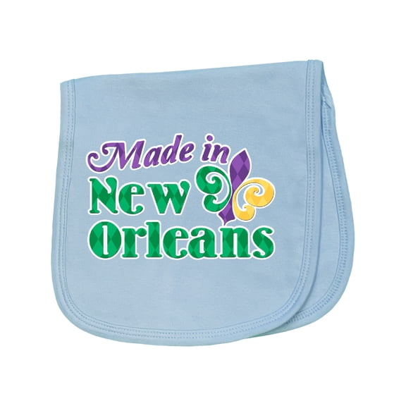 Inktastic Made in New Orleans Baby Burp Cloth