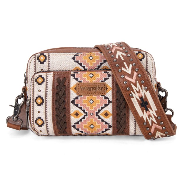 Bandolera Montana West Wrangler Boho Aztec para mujer