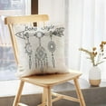 thumbnail image 5 of LALILO Throw Pillow Covers Arrow With Sun And Moon Sacred Geometry Cushion Cover 18" x 18", 2 Pack, 5 of 6
