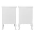 thumbnail image 6 of UBesGoo Nightstand, 2-Drawer Bedside Table, Wood End Side, Country Style Set of 2,White, 6 of 11