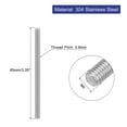 thumbnail image 2 of Uxcell 4Pack M5 x 85mm 0.8mm Pitch 304 Stainless Steel Fully Threaded Rod Bar Studs, 2 of 6