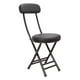 thumbnail image 2 of Silla plegable de campamento plegable acolchado para jardinería de picnic patio trasero Negro, 2 of 8