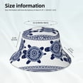 thumbnail image 3 of Sikiie Sea Underwater Turtles Reflective Double-Sided Bucket Hat, Sun Hat, for Gardening, Beaching, Camping, Hiking, Fishing, 3 of 6
