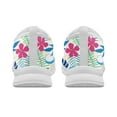 thumbnail image 6 of Psesaysky Women's Slip on Sneakers Lightweight Breathable Walking Shoes Ball and Palm Leaves Printed Casual Shoes Loafers for Big Girls Gift for Wife Ladies White Sole Size 6, 6 of 7