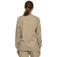thumbnail image 5 of Dickies EDS Signature Medical Scrubs Warm Up Jacket for Women Snap Front Plus Size 86306, 5 of 8