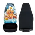 thumbnail image 3 of chaqlin Car Seat Covers Front Seat Only Funny Capybara Bucket Seat Cover Car Accessories Universal fit for Most Vehicles, 3 of 7