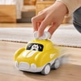thumbnail image 5 of Toy Car for Toddlers, Cute Yellow Fire Engine Push‑Powered Vehicle, Friction Powered Mini Car Toy, Educational Play Car Gift for Boys Girls, 5 of 5