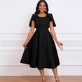 thumbnail image 2 of AURA Women Elegant Cloak Banquet Party Dress High Waist Pleated Midi Socialite Evening Gown 2024 Summer, 2 of 9
