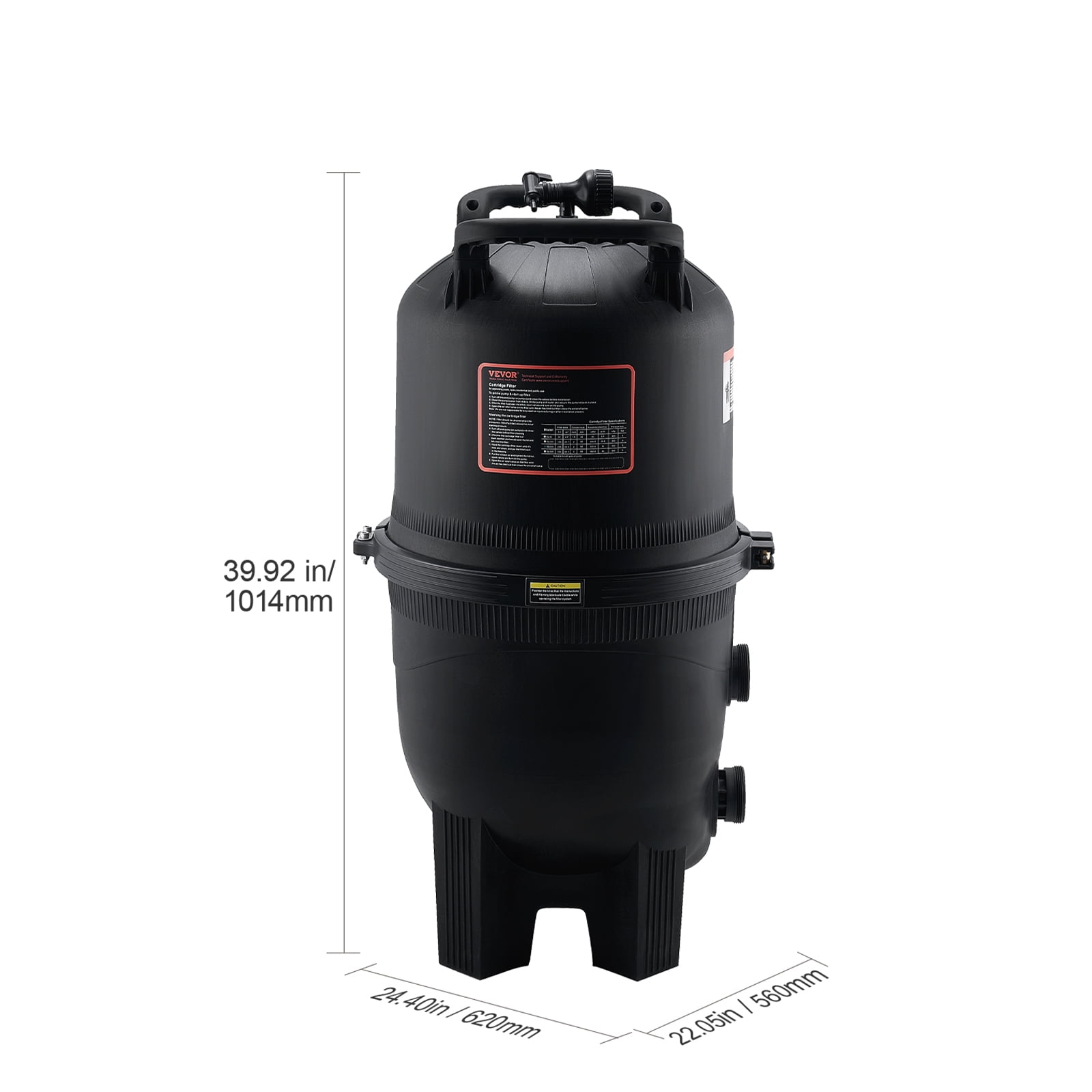 KFFKFF 325Sq.Ft Pool Cartridge Filter In/Above Ground Swimming Pool Filtration