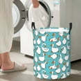 thumbnail image 4 of Goofa Cartoon Funny Goose Printed Circular Hamper,Laundry Basket with Handles,Storage Baskets Foldable,Large Capacity Laundry Hamper-Small, 4 of 8