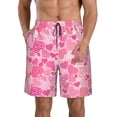 thumbnail image 1 of Fotbe Love Trajes de Baño Estampados para Hombre, Shorts de Verano de Secado Rápido, Ropa de Playa, Bañadores-XX-Large, 1 of 6
