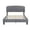 Light Gray, variant on LegaHome Full Bed Frame, Full Size Upholstered Platform Bed with Headboard, Solid Wood Frame, Modern Full Platform Bed Frame Bedroom Furniture, Holds 770lbs, No Box Spring Needed, Beige