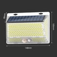 thumbnail image 2 of 328LEDs Solar Garden Outdoor LED Wall Light Home Outdoor Waterproof Magnetic Remote Control 4 Side Lighting Sensor Wall Light, 2 of 6