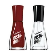 (Bundle) Sally Hansen- Insta Dri 3.0-Cinna-Snap-0.31 fl oz and Sally Hansen- Insta Dri Clearly Quick-0.31 fl oz