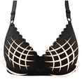 thumbnail image 6 of Tbopshirt Wireless Bras for Women Plus Size,Stretch Push-Up Womens Bras Lace Underwire Bras,Traceless Comfortable No Steel Ring Breathable Gathering Bra Underwear, 6 of 6