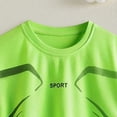 thumbnail image 5 of Teen Boy 14-17T Athletic Outfit Sets Boys, Short Sleeve 2 Piece Summer T-Shirts with Shorts Football Gibobby,15-16 Years,Green, 5 of 7